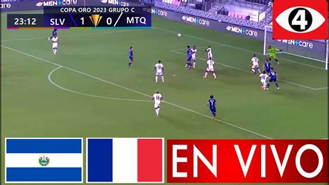 El Salvador y Martinica se enfrentan en un correspondiente a la Copa Oro 2023. Tags Relacionados: Copa Oro El Salvador martinica Noticias Deportivas de hoy. Antecedentes. Previo. En Vivo. Ficha.